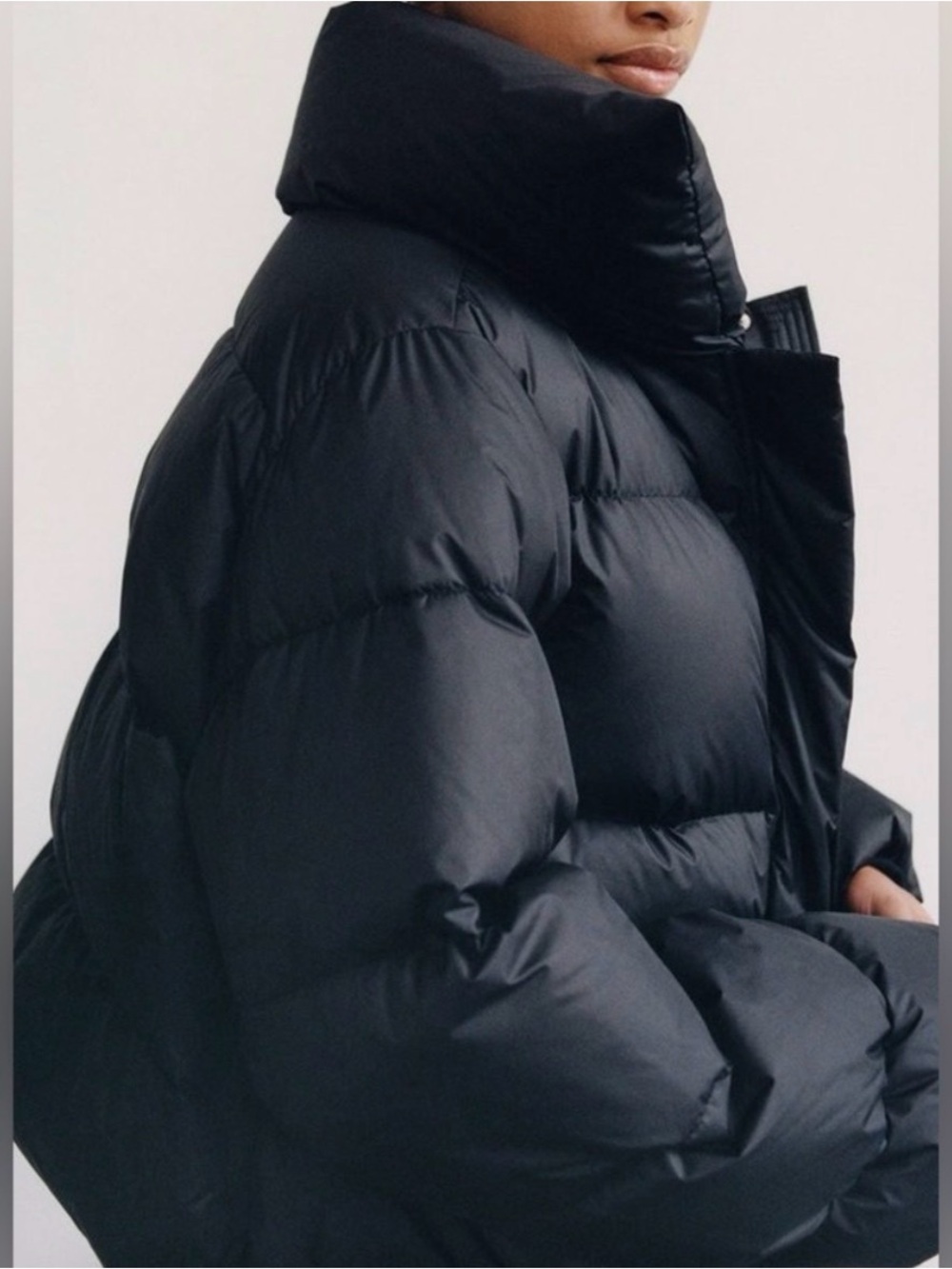 Nili Lotan Amira Black Puffer Jacket size M - Picture 5 of 6